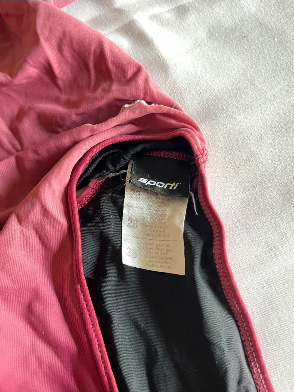 Sporti Swimsuit Size 28 One Piece Training Swimwear Pink - Picture 5 of 15